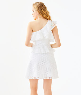 White One Shoulder Dress
